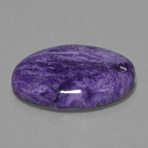 19,87 ctw natürlicher violetter Charoit, Oval Schliff, Lichtundurchlässig