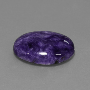 15,00 ctw natürlicher violetter Charoit, Oval Schliff, Lichtundurchlässig