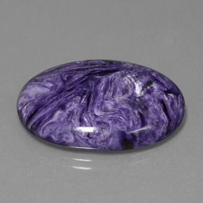 9,17 ctw natürlicher Violet Charoit, Oval Schliff, Lichtundurchlässig