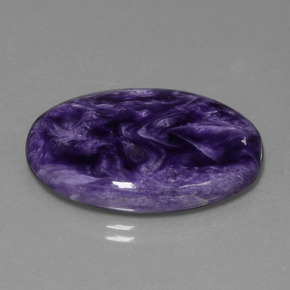 9,17 ctw natürlicher Violet Charoit, Oval Schliff, Lichtundurchlässig