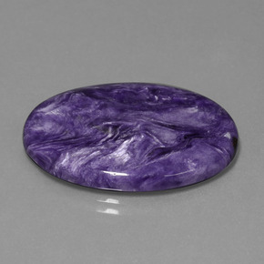 9,17 ctw natürlicher Violet Charoit, Oval Schliff, Lichtundurchlässig