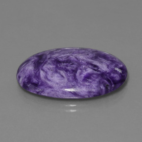 9,17 ctw natürlicher Violet Charoit, Oval Schliff, Lichtundurchlässig