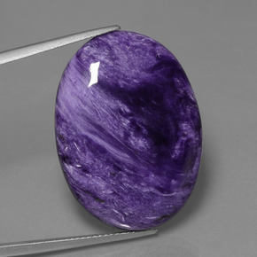 9,17 ctw natürlicher Violet Charoit, Oval Schliff, Lichtundurchlässig