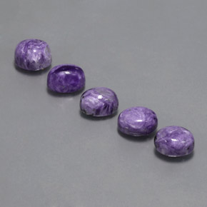 ct natürliche Violet Charoit-Edelsteine, Oval, Lichtundurchlässig