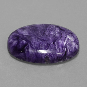 19,61 ctw natürlicher violetter Charoit, Oval Schliff, Lichtundurchlässig