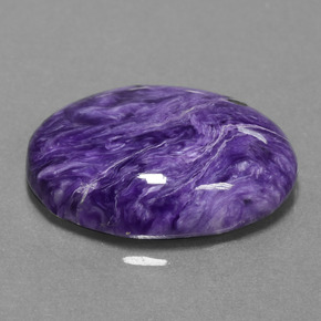 9,17 ctw natürlicher Violet Charoit, Oval Schliff, Lichtundurchlässig