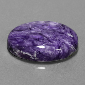9,17 ctw natürlicher Violet Charoit, Oval Schliff, Lichtundurchlässig