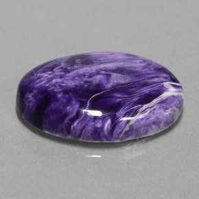 13,36 ctw natürlicher violetter Charoit, Oval Schliff, Lichtundurchlässig