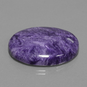 33,16 ctw natürlicher violetter Charoit, Oval Schliff, Lichtundurchlässig