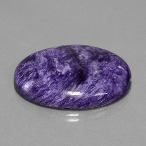 29,80 ctw natürlicher violetter Charoit, Oval Schliff, Lichtundurchlässig