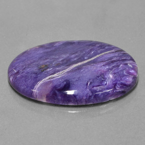 9,17 ctw natürlicher Violet Charoit, Oval Schliff, Lichtundurchlässig
