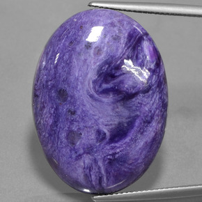 9,17 ctw natürlicher Violet Charoit, Oval Schliff, Lichtundurchlässig