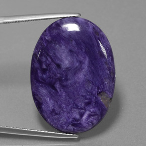 9,17 ctw natürlicher Violet Charoit, Oval Schliff, Lichtundurchlässig