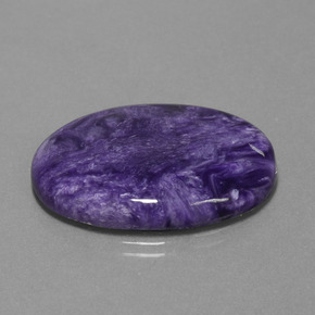 26,43 ctw natürlicher violetter Charoit, Oval Schliff, Lichtundurchlässig