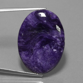 9,17 ctw natürlicher Violet Charoit, Oval Schliff, Lichtundurchlässig