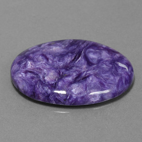 9,17 ctw natürlicher Violet Charoit, Oval Schliff, Lichtundurchlässig