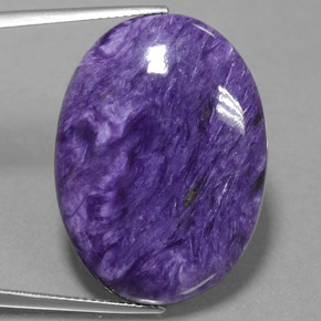 9,17 ctw natürlicher Violet Charoit, Oval Schliff, Lichtundurchlässig