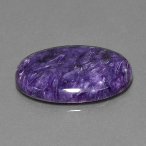 9,17 ctw natürlicher Violet Charoit, Oval Schliff, Lichtundurchlässig