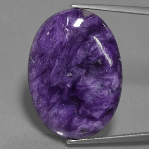 18,97 ctw natürlicher violetter Charoit, Oval Schliff, Lichtundurchlässig