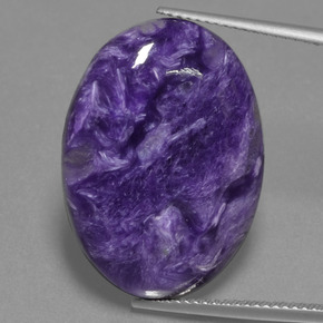 9,17 ctw natürlicher Violet Charoit, Oval Schliff, Lichtundurchlässig
