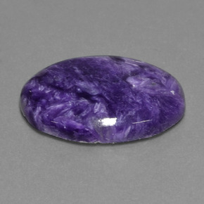 9,17 ctw natürlicher Violet Charoit, Oval Schliff, Lichtundurchlässig