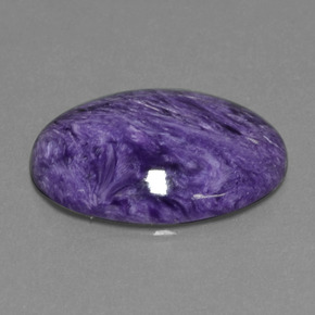 19,13 ctw natürlicher violetter Charoit, Oval Schliff, Lichtundurchlässig