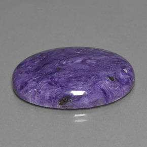 9,17 ctw natürlicher Violet Charoit, Oval Schliff, Lichtundurchlässig