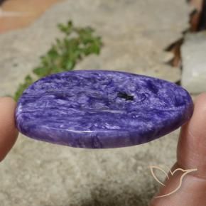 9,17 ctw natürlicher Intensives Violett Charoit, Fantasie, Lichtundurchlässig