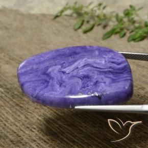 9,17 ctw natürlicher Intensives Violett Charoit, Fantasie, Lichtundurchlässig