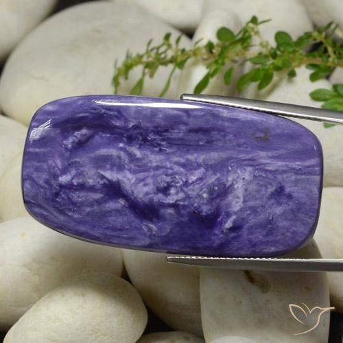 48.33ct Natürlicher Intensives Violett Charoit, Kissen, Lichtundurchlässig