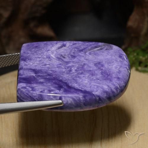 9,17 ctw natürlicher Intensives Violett Charoit, Fantasie, Lichtundurchlässig