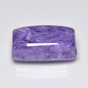 8,88 ctw natürlicher violetter Charoit, Baguette, Lichtundurchlässig