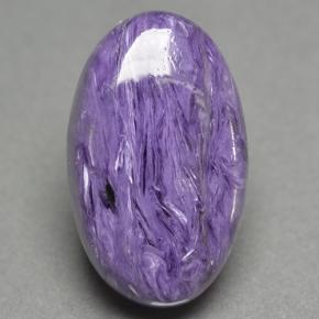 10,57 ctw natürlicher violetter Charoit, Oval Schliff, Lichtundurchlässig