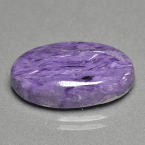 10,57 ctw natürlicher violetter Charoit, Oval Schliff, Lichtundurchlässig