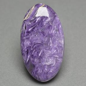9,17 ctw natürlicher Violet Charoit, Oval Schliff, Lichtundurchlässig