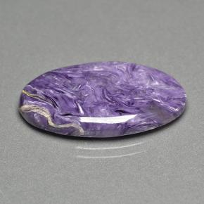 9,17 ctw natürlicher Violet Charoit, Oval Schliff, Lichtundurchlässig