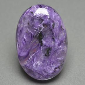 9,17 ctw natürlicher Violet Charoit, Oval Schliff, Lichtundurchlässig