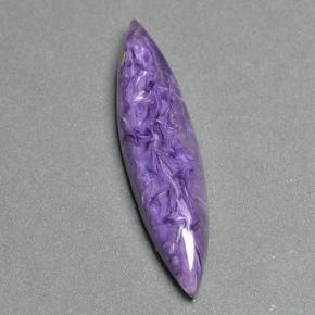 8,00 ctw natürlicher violetter Charoit, Marquise, Lichtdurchlässig