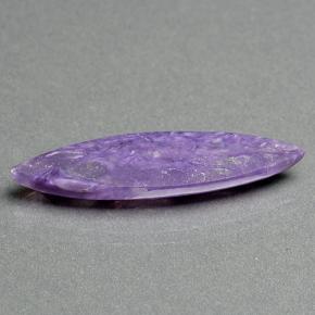 8,00 ctw natürlicher violetter Charoit, Marquise, Lichtdurchlässig