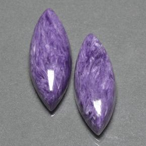 16,62 ct natürliche violetter Charoit-Edelsteine, Marquise, Lichtundurchlässig