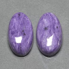 11.14 ct natürliche Violet Charoit-Edelsteine, Oval Schliff, Lichtundurchlässig