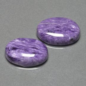 16.88 ct natürliche Violet Charoit-Edelsteine, Oval Schliff, Lichtundurchlässig