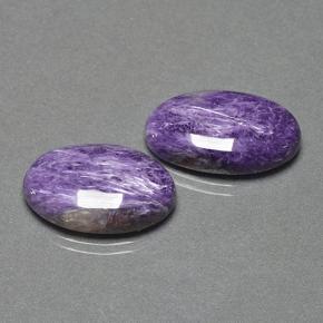 13.23 ct natürliche Violet Charoit-Edelsteine, Oval Schliff, Lichtundurchlässig
