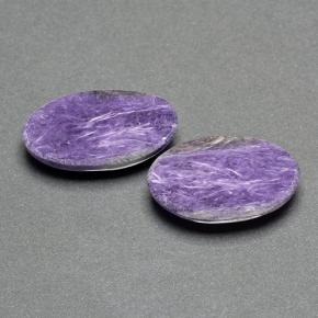 13.23 ct natürliche Violet Charoit-Edelsteine, Oval Schliff, Lichtundurchlässig