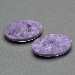 14.65 ct natürliche Violet Charoit-Edelsteine, Oval Schliff, Lichtundurchlässig