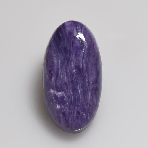 9,17 ctw natürlicher Violet Charoit, Oval Schliff, Lichtundurchlässig