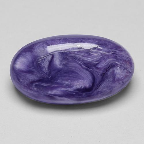 9,17 ctw natürlicher Violet Charoit, Oval Schliff, Lichtundurchlässig
