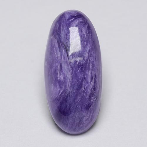 3,81 ctw natürlicher violetter Charoit, Oval Schliff, Lichtundurchlässig