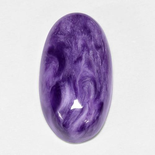 9,17 ctw natürlicher Violet Charoit, Oval Schliff, Lichtundurchlässig