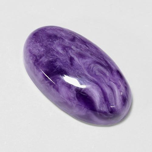 9,17 ctw natürlicher Violet Charoit, Oval Schliff, Lichtundurchlässig